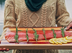 Salmone selvaggio d'Alaska