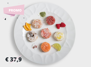 raw fish Mini tartare