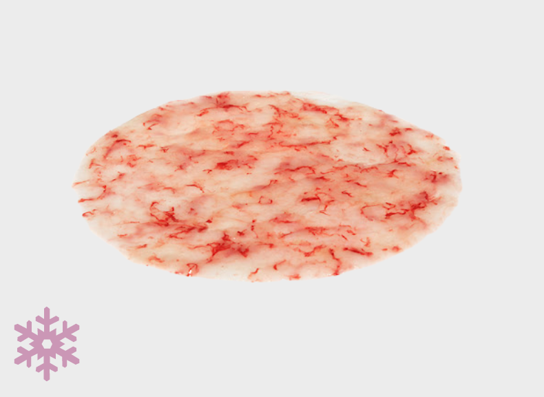 raw fish Carpaccio di Gambero Viola