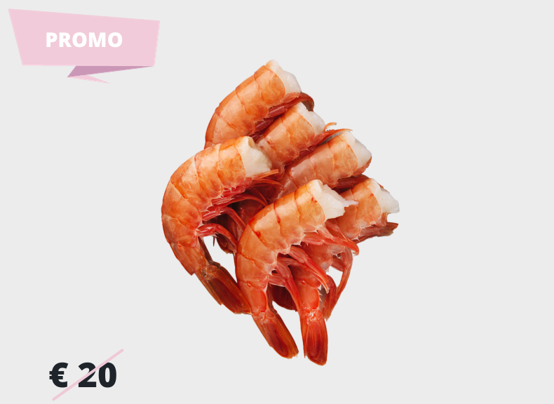 Fish market Shrimp tails