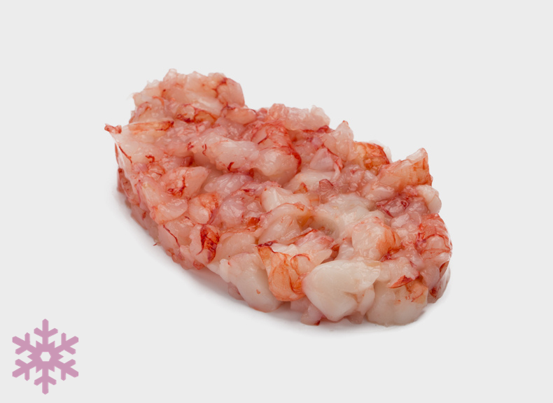 raw fish Red shrimp tartare