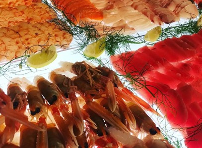 Banco di Pesce Crudo per Eventi