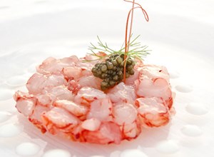 Tartare di Gambero Rosso e Caviale