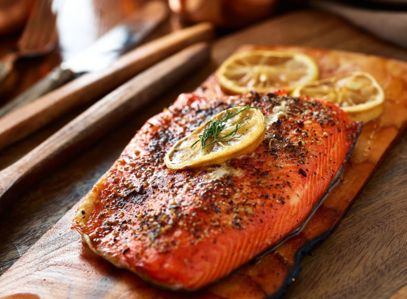 Salmone selvaggio d'Alaska