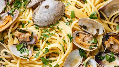 ricetta spaghetti con le vongole per il pranzo di natale