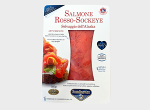 Specialità Salmone rosso selvaggio Sockeye